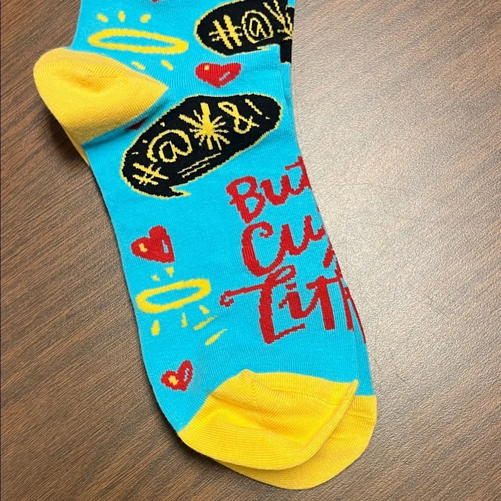 I Love Jesus But I‎ Cuss A Little Socks, new